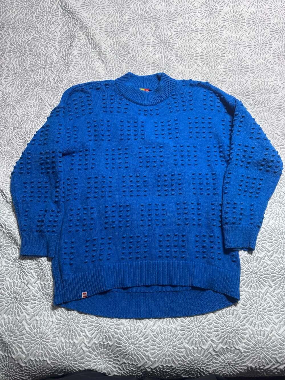 Lego x Target Women's Blue Textured Pullover Sweater XL